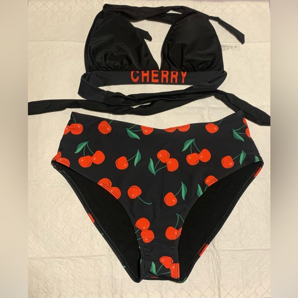 Cherry Print Bikini